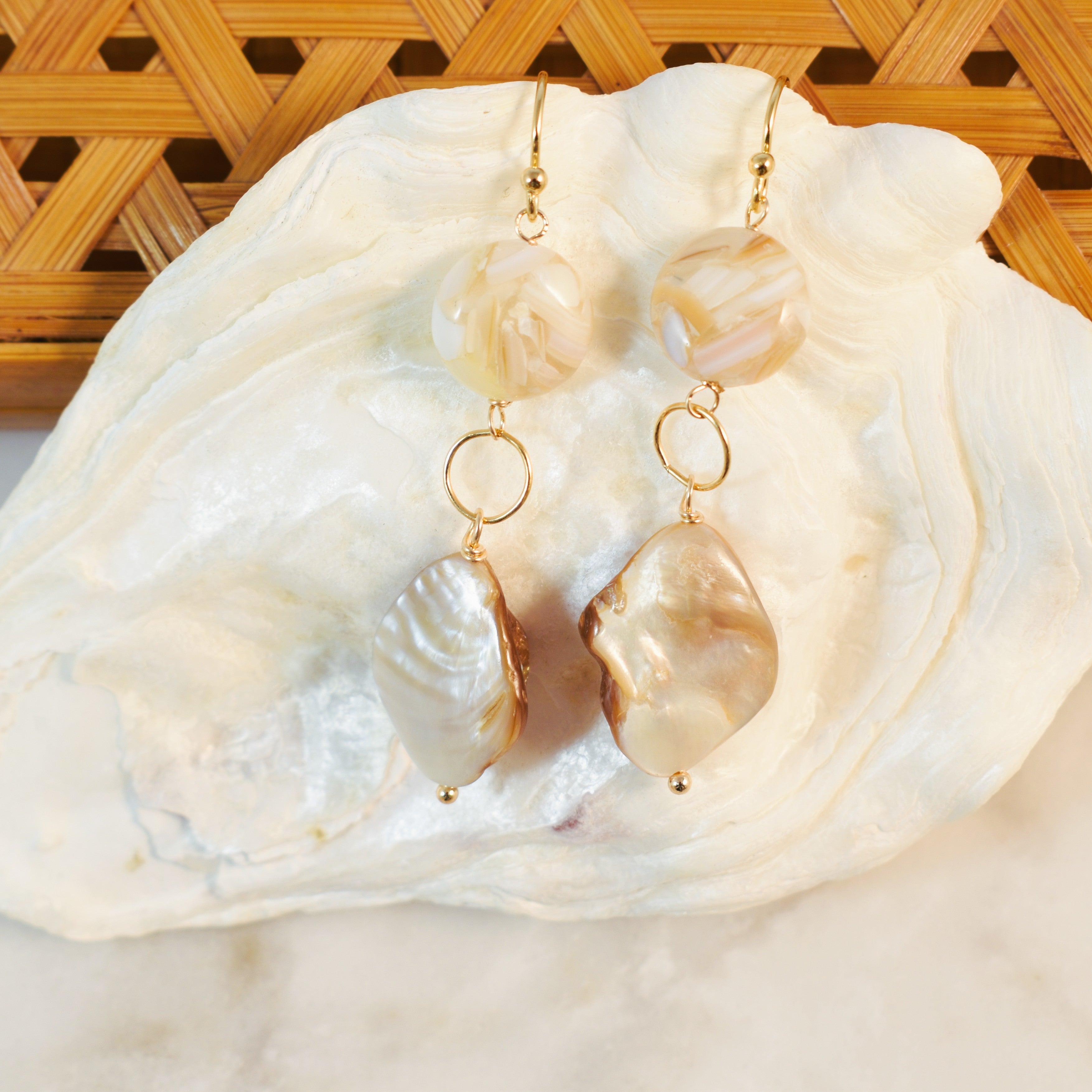 Sandcastle Hook Earrings