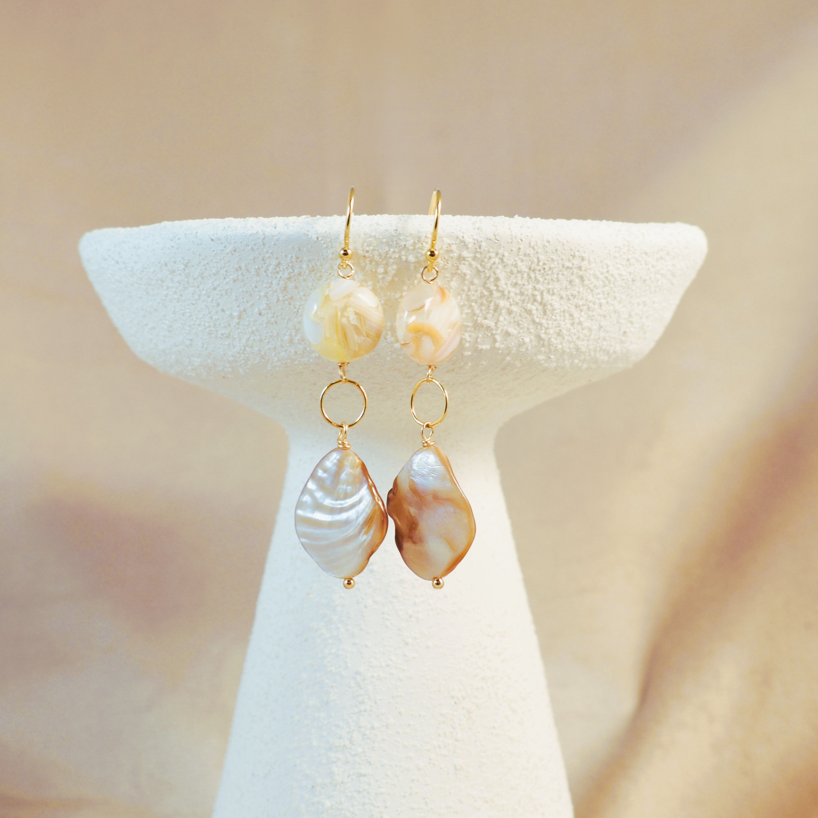 Sandcastle Hook Earrings