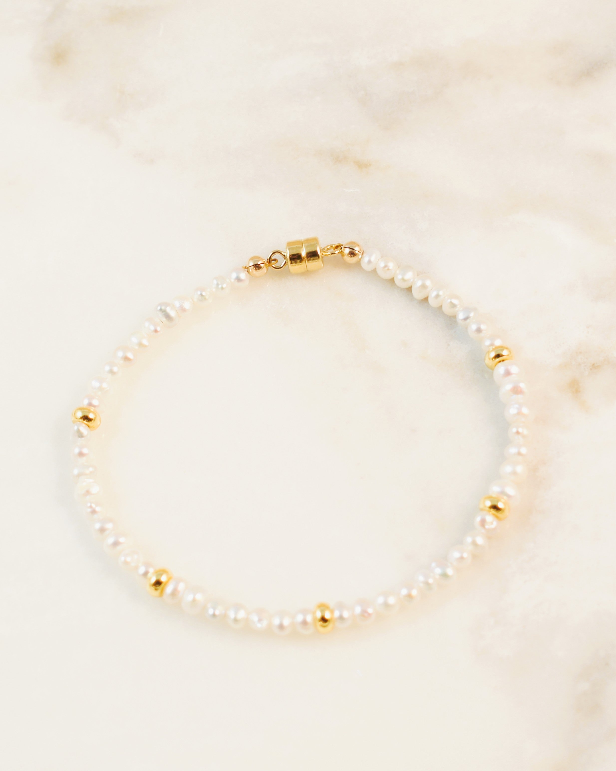 Sea Froth Pearl Bracelet