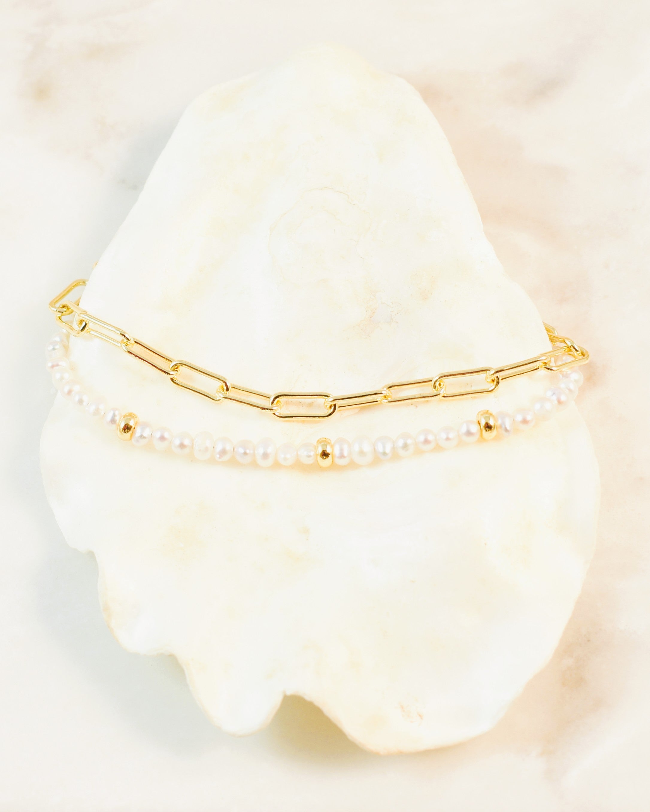 Sea Froth Pearl Bracelet