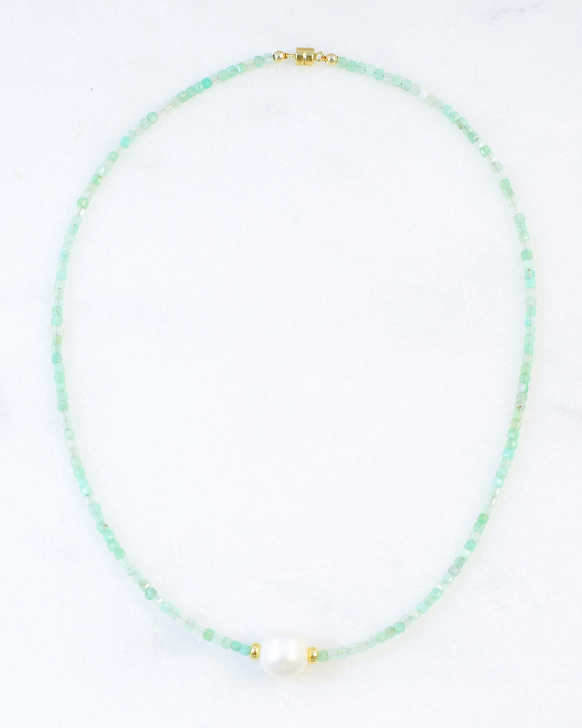 Seafoam Collar Necklace