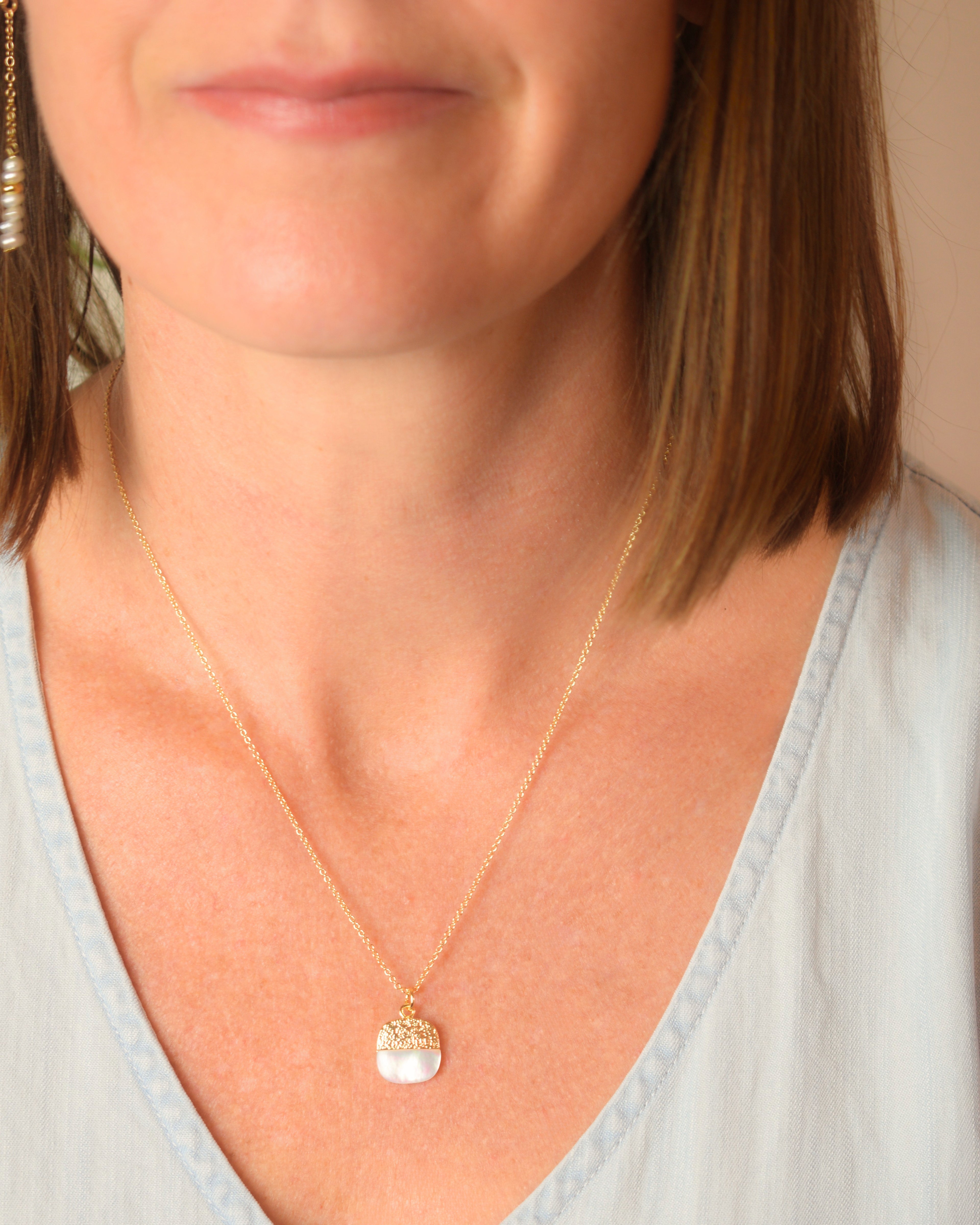Golden Shell Necklace