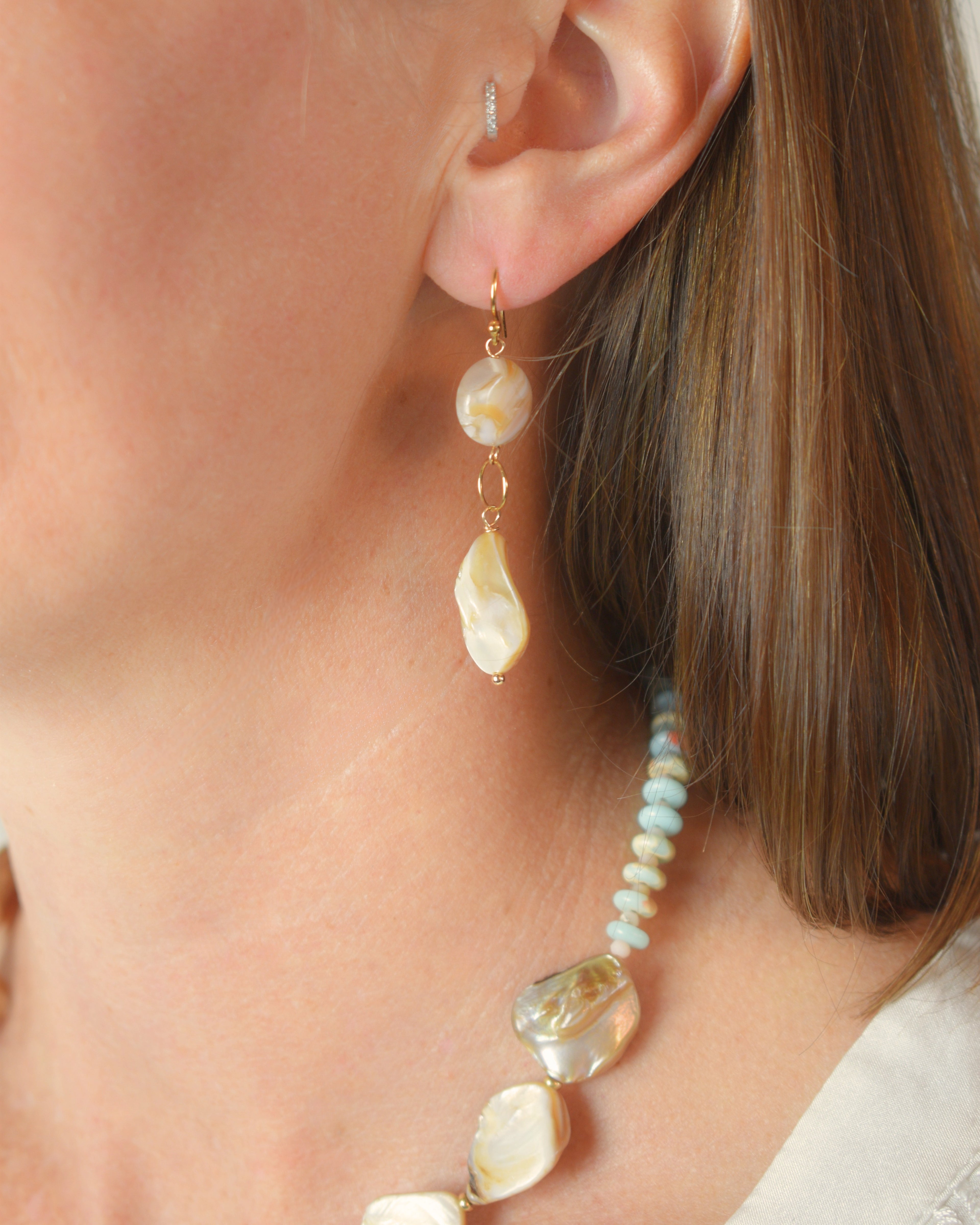 Sandcastle Hook Earrings