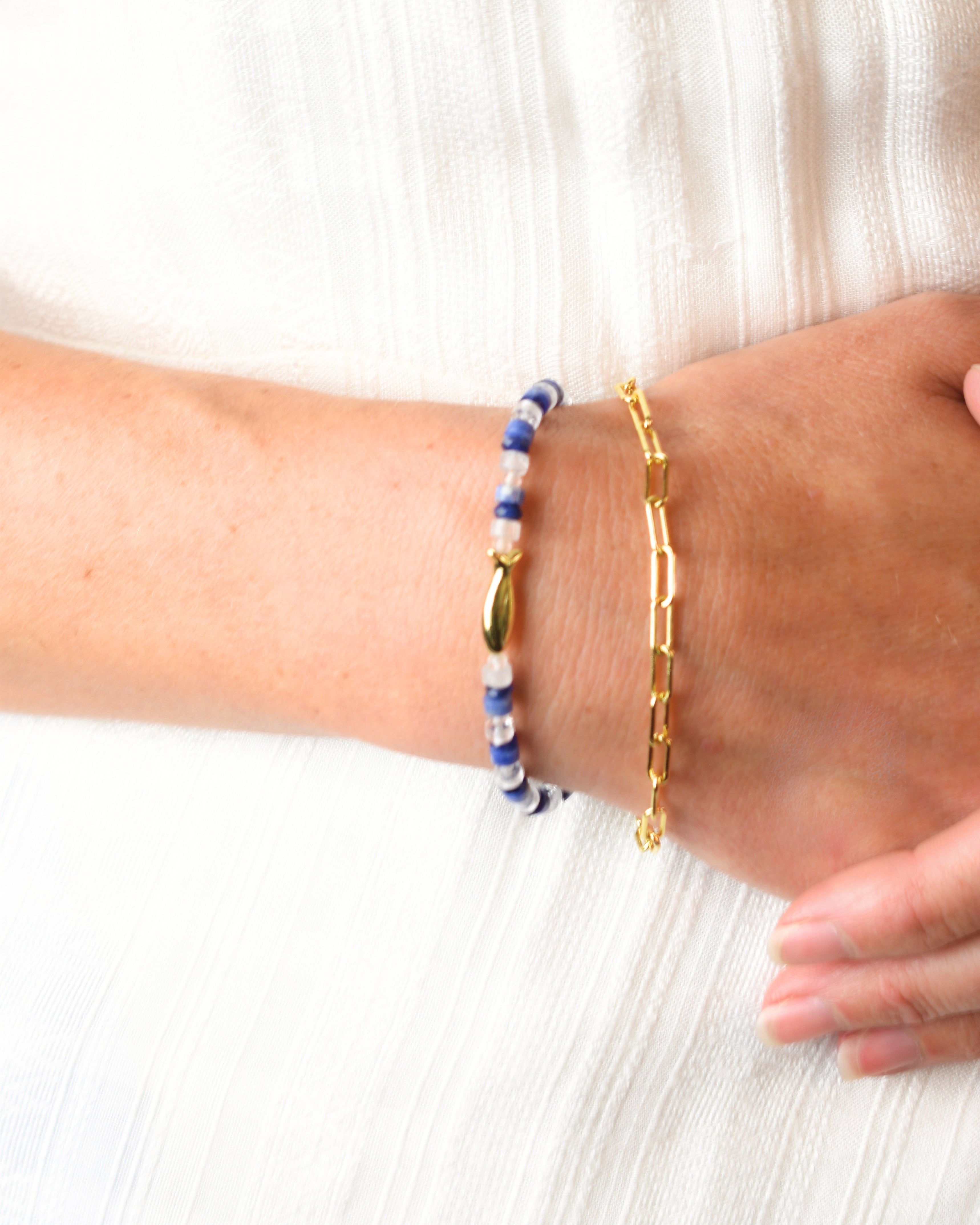 Sardine Charm Bracelet